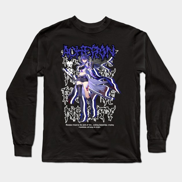 Acheron Metal Streetwear Long Sleeve T-Shirt by DeathAnarchy